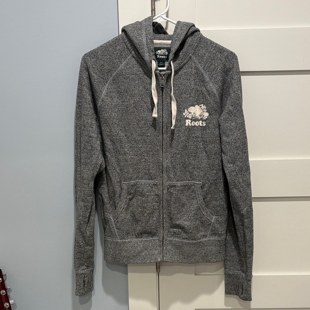Woman’s Roots Charcoal Full-Zip Hoodie